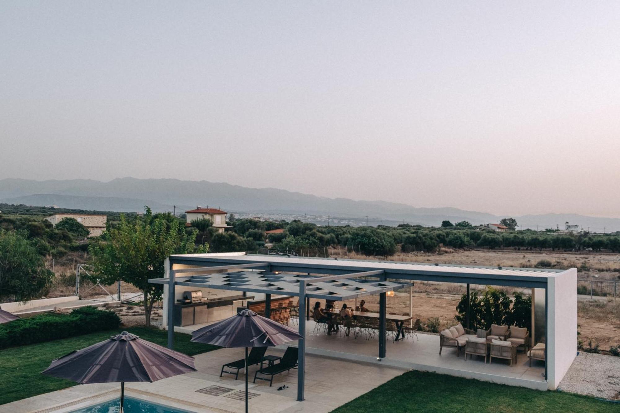 Helios A Modern Large Villa With Private Pool Set In A Quiet Location Ставрос Экстерьер фото